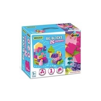 Wader Big Blocks Pink blocks 26 pcs