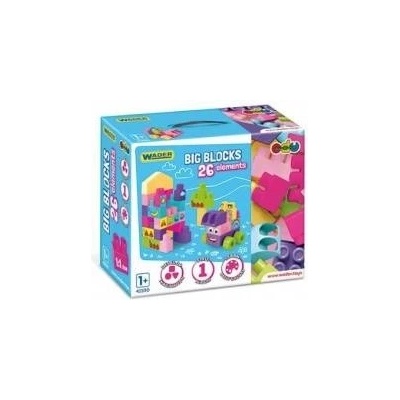 Wader Big Blocks Pink blocks 26 pcs