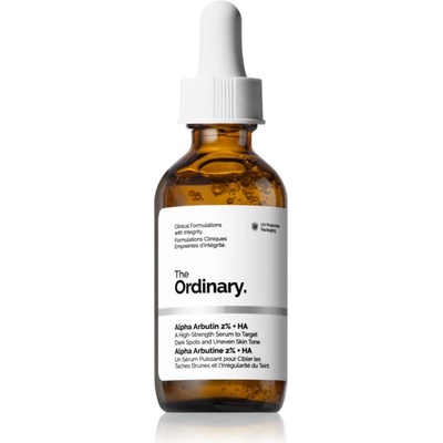 The Ordinary Alpha Arbutin 2% + HA озаряващ серум за лице с хиалуронова киселина 60ml