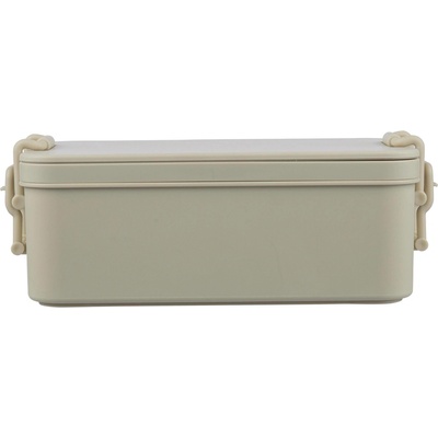 Dvojvrstvový PP obedár Siena, hnedá Beige