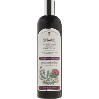 Babushka Agafia Шампоан против косопад №3 Burdock Propolis, 550 ml