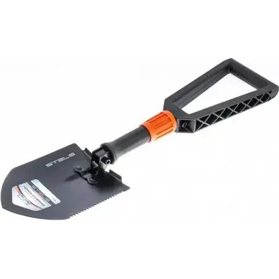 STELS Лопата за къмпинг, пластмасова дръжка, сгъваема в калъф, luxe// 614627