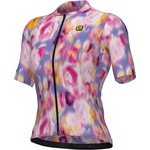 Alé Дамска фланелка с къс ръкав за колоездене Alé Women's PR-E Jardin 2.0 S/S Jersey Cycling jersey - Pink Combo (156-2790-0115)