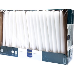 METRO Свещ METRO PROFESSIONAL 2 x 24 см бяла 100 бр