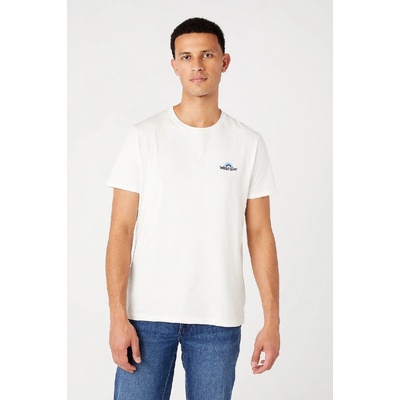 Wrangler pánske tričko Rainbow Sign Tee off white