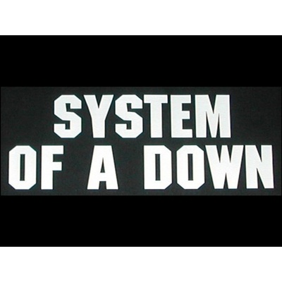 Zádovka SYSTEM OF A DOWN nápis