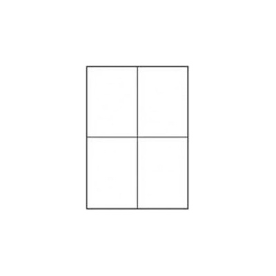 Etikety univerzálne odnímateľné 105x148mm Agipa A4 100 hárko AG128992