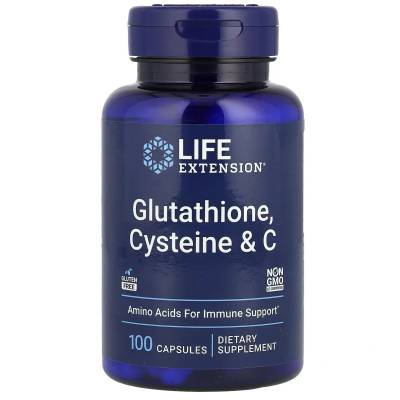 Life Extension Glutathione, Cysteine & C, 100 caps
