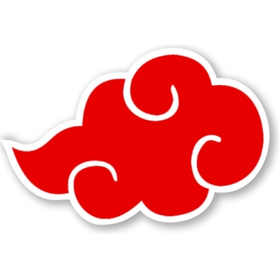 Naruto Samolepka Akatsuki