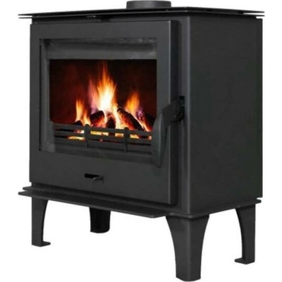 Tim Sistem TS-S ECO 8 kW vývod horní 120 mm na tuhé palivo bez výměníku černé