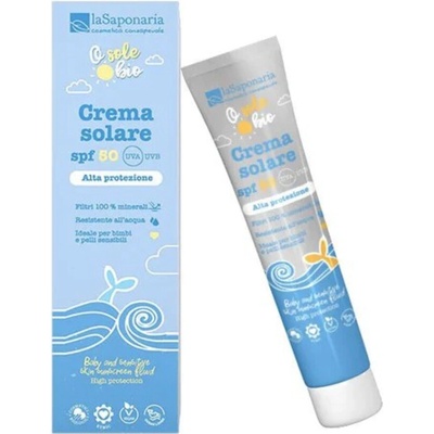 laSaponaria Opaľovací krém pre deti a citlivú pokožku SPF 50 BIO 40 ml