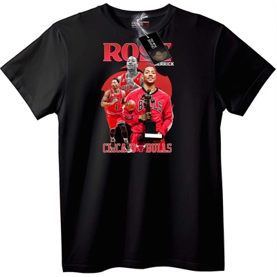 NOONEBRAND Тениска Derrick Rose Chicago Bulls - 2XL, White