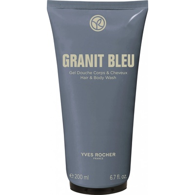 YVES ROCHER Sprchový gél na telo a vlasy Granit Bleu 200 ml