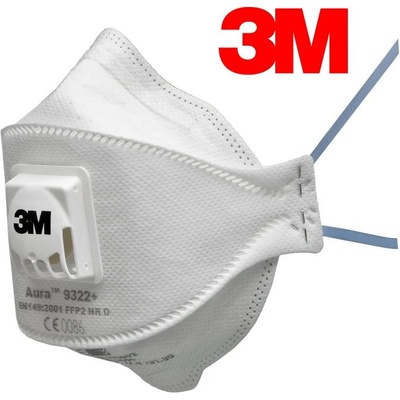 3M 9322+ PROPAINT respirátor FFP2 BULK Biela
