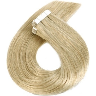 Vlasové PU pásky MINI Tape in na prodlužování vlasů 30cm světlá šedá