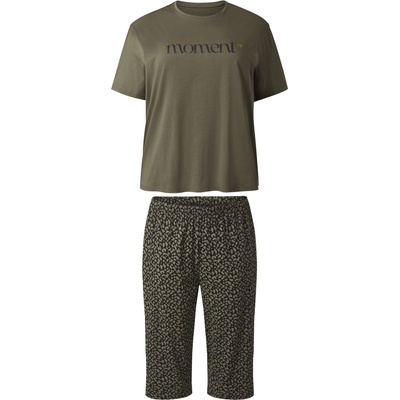 esmara® Dámske pyžamo kaki/čierna