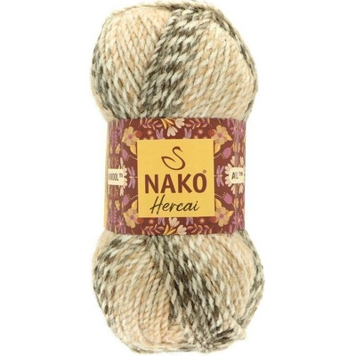 Nako Hercai 7309 béžová a šedá