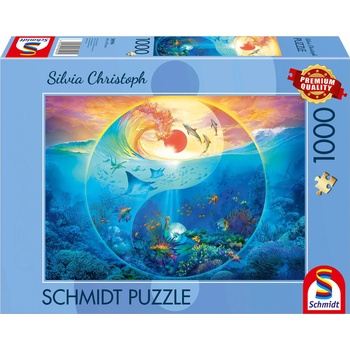 Schmidt Spiele Пъзел Schmidt от 1000 части - Ин и Ян: Царството на морските обитатели (58594)