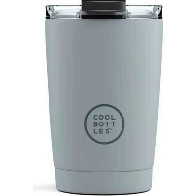 Cool Bottles Nerezový termo hrnek 330 ml šedá