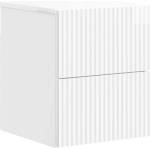 vidaXL Спален шкаф с монтаж на стена Бял гланц 33 x 34, 5 x 40 см (898473)