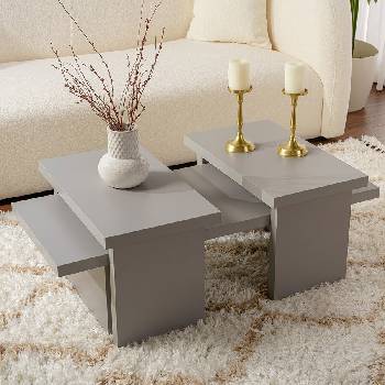 ASG Sanctuary - дизайнерска маса Grey (8684283111817)