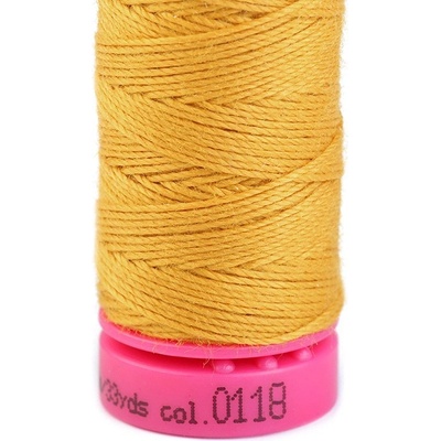 Polyesterové nitě Aspo 30 / riflové návin 30 m 0118 Sulphur