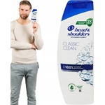 Head & Shoulders Classic Clean šampón proti lupinám na normálne vlasy čistý a šetrný k pokožke 400 ml