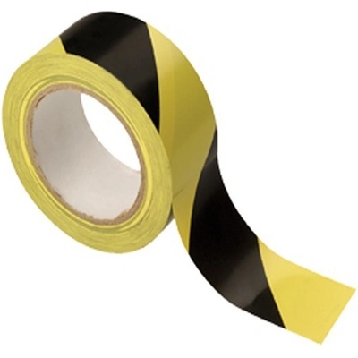 Safety Tape 48 mm x 20 m čierno/ žltá
