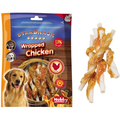 Nobby pamlsek StarSnack Barbecue Wrapped Chicken 12,5 cm 375 g
