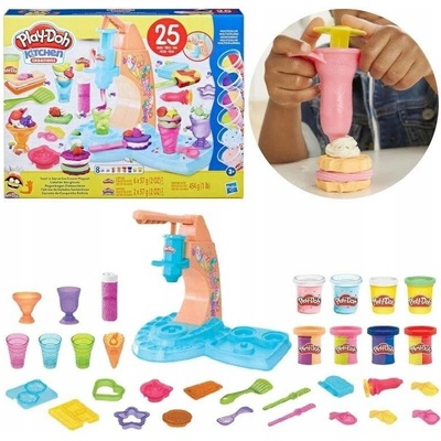 PLAY-DOH SADA NA MODELÍNA Z TĚSTA + 8 TRUBIČEK + 25 PŘÍSLUŠENSTVÍ F7378