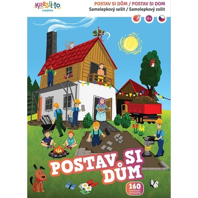 Kresli.to Postav si dům samolepkový sešit