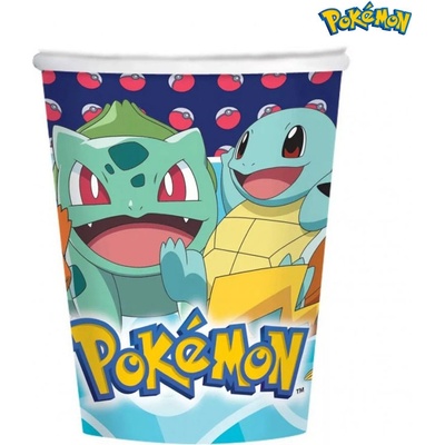 Amscan Papírové kelímky Pokemon 250 ml – Zbozi.Blesk.cz