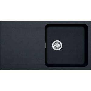 Franke Orion - Мивка от тектонит OID 611, 94x51 см, черна 114.0288. 543 (114.0288.543) Мивка за вграждане