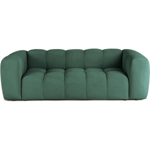 Bonami Зелен кадифен диван 225 cm Cube - Bonami Selection (CUBE3SEATERGREEN)