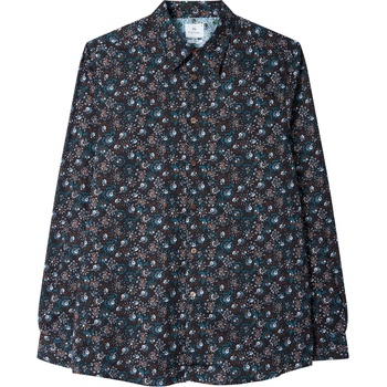 PS Paul Smith Риза с дълъг ръкав PS Paul Smith Men's Floral Long Sleeve Shirt - Black 79