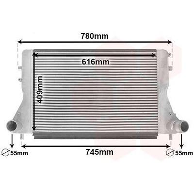 Chladič turba VAN WEZEL 03004386