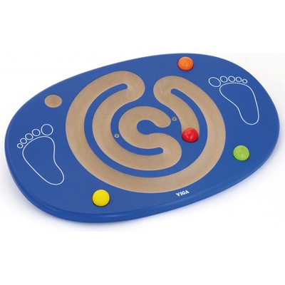 Viga Dřevěná balanční deska s labyrintem – Sleviste.cz