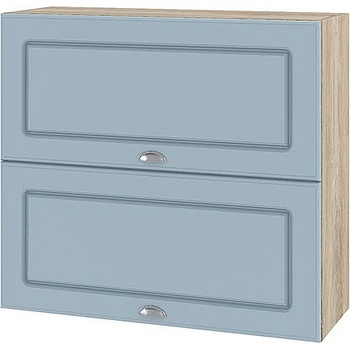 ИРИМ Горен кухненски шкаф Сити АРФ-Деним мат-06-12 80 см