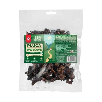 MACED Prírodné hovädzie pľúca v kockách 80 g