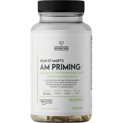 Supplement Needs AM Priming Stack | Adaptogen Formula [120 капсули]