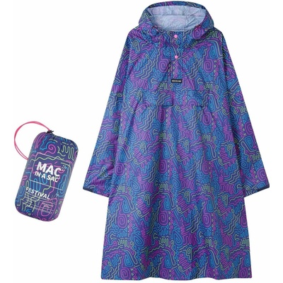 MAC IN A SAC festival poncho neon jazz