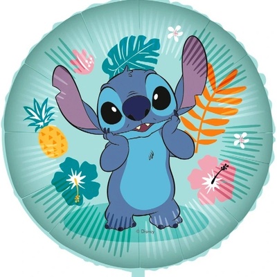 Procos Kruh Stitch Hawaii 46cm fóliový balónek + závaží