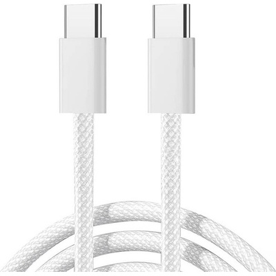 Joyroom S-A45 kabel USB-C na USB-C, 60 W, opletený, 1m, bílý