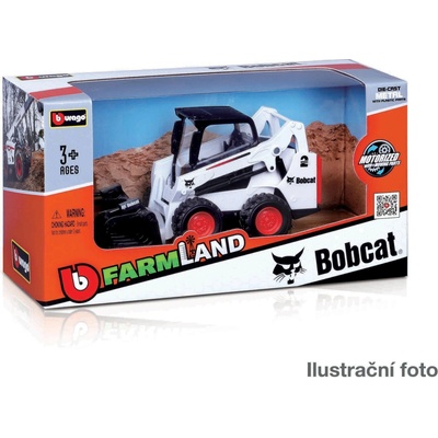 Bburago 10 cm Bobcat S590 Skid-Steer Loader w/bucket