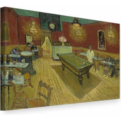 Obraz na plátne Vincent van Gogh - Nočná kaviareň - 50x40 cm