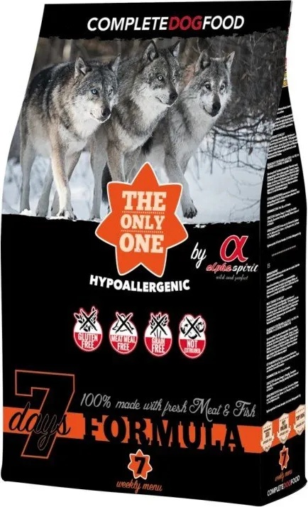 Alpha Spirit The Only One 7 days суха храна за кучета изцяло от прясно месо 3kg