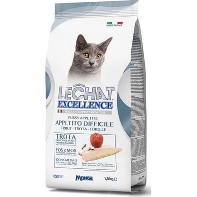 Monge LECHAT EXCELLENCE s problematickým príjmom potravy pstruh 1,5 kg
