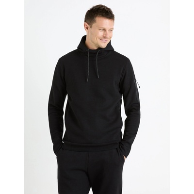 Celio Черна мъжка блуза с качулка Celio Feyokehood Celio | Cheren | МЪЖЕ | S