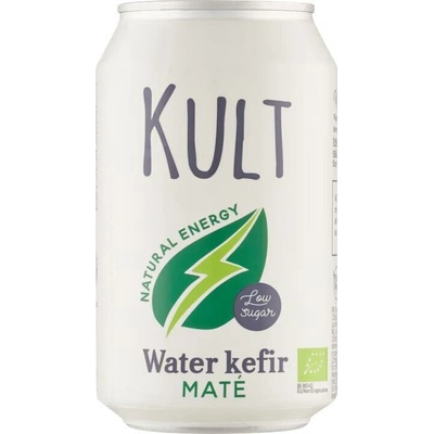 Kult Vodní kefír s příchutí yerby maté bio 330 ml – Zbozi.Blesk.cz