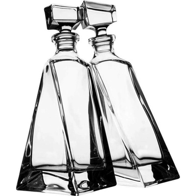 Crystal Bohemia BOHEMIA LOVERS KARAFA NA WHISKY 500ML SADA 2KS